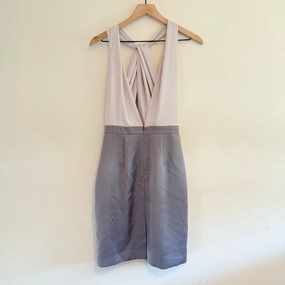 Reissue Women's Gray/Beige Sleeveless Dress Size 6 - Picture 2 of 7